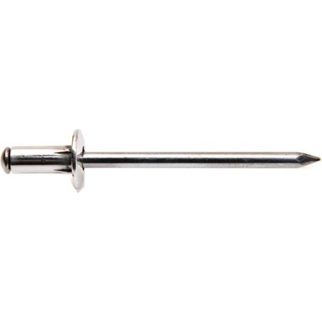 500 Rivets Aveugles de Masse Tête Ronde GOMASSE TRS 4 x 8 mm - Aluminium/Acier - D-Work (1/3)