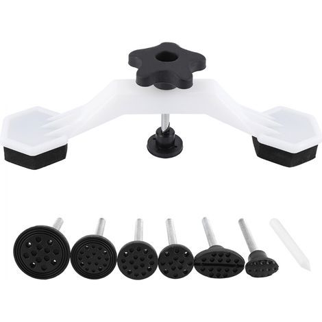 Kit d'extracteur de pont, kit de matériau durable pour la réparation de bosses sans peinture, adapté à la réparation rapide et facile des carrosseries de voitures, outil de débosselage mineur. (1/2)