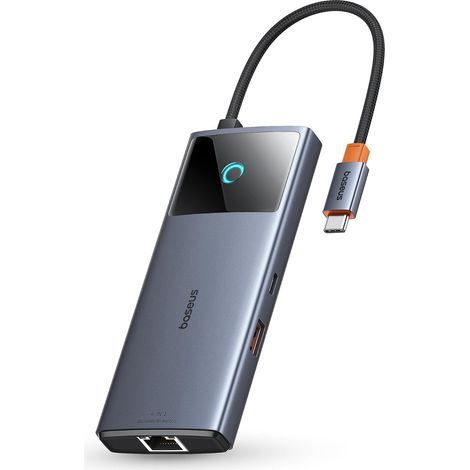 Hub USB C 10Gbps Adaptateur USB 3.2 avec Ethernet RJ45, 4K@60Hz HDMI, 2 USB-A, USB-C, 100W PD, 6 en 1 Station d'accueil pour iPhone 15, Ordinateur Portable MacBook/Surface/Dell/iPad/Steam Deck (1/5)
