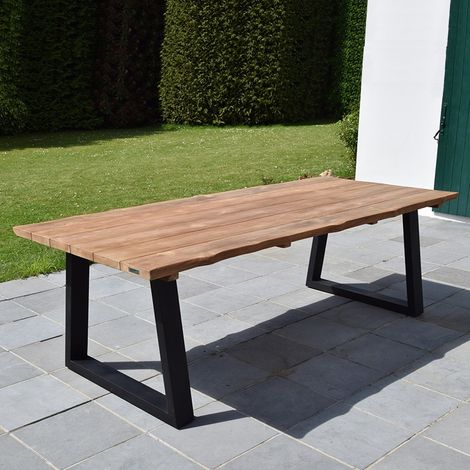 Table en teck massif 240 cm, Mucen (1/5)