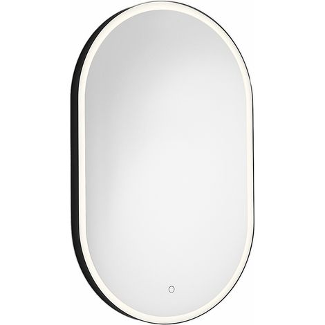 GEDY Franz specchio ovale con led e bordo sabbiato 50x90 codice prod: 000030581400000 (1/2)
