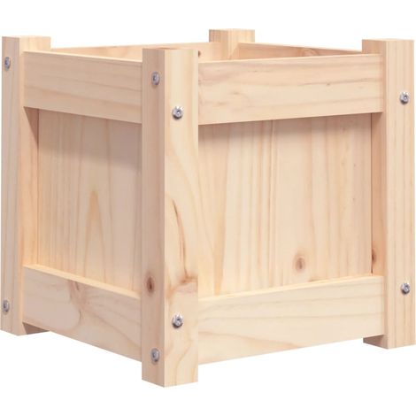 Maison Exclusive - Jardinière 31x31x31 cm bois de pin massif