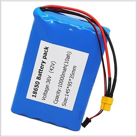 10S2P36V10ah battery pack, 186500 lithium-ion battery, 500W, for high-power motorcycles and scooters. (1/5)