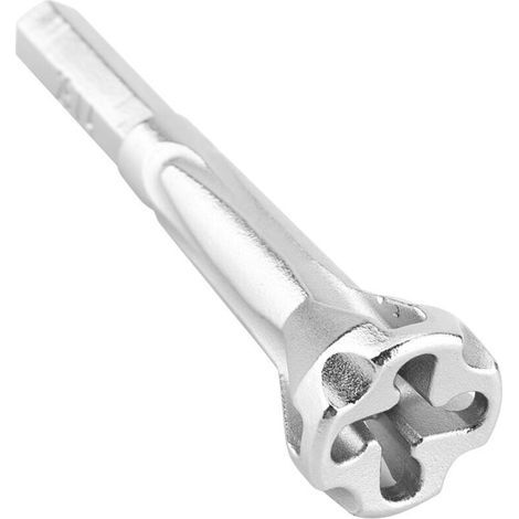 Strumento per torcere i fili, spelafili, connettore rapido, strumento per torcere i fili, capicorda, accessori per utensili elettrici, acciaio legato, lunghezza totale circa 90 mm per casa e (1/4)