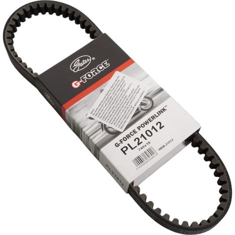 GATES NUOVI PRODOTTI 2024/11 CINGHIA DI TRASMISSIONE SCOOTER POWERLINK PEUGEOT DJANGO 50 '14, KISBEE 50 2T '10, KISBEE 50 4T '10-'11, SYM FIDDLE 50 '08-'14, SYMPLY 50 '08-'10 (740x18) (PL21012)