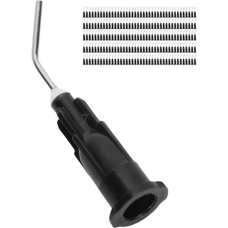 Lot de 200 seringues à aiguille coudée pour le nettoyage des dents - Fournitures de soins individuels (1/5)