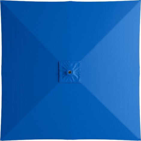 200 x 200 cm Toile de rechange pour parasol, housse de parasol de table d'extérieur, toile de rechange imperméable pour parasol de terrasse (bleu) (1/5)