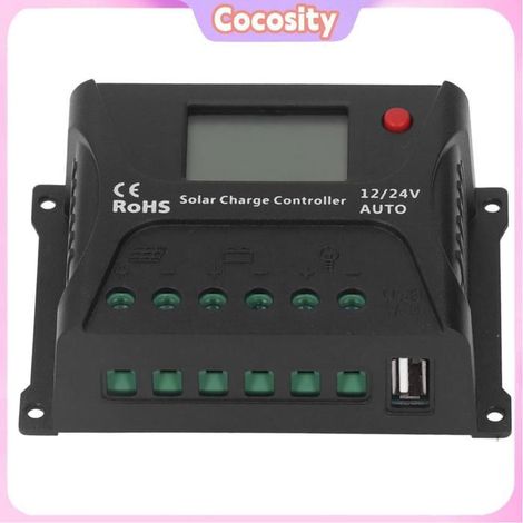 Contrôleur solaire - COCOSITY - Cocosity - PWM 3 niveaux - Compatible 12/24V auto - Kit quincaillerie (1/5)