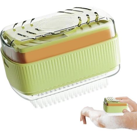 Jabonera universal con tapa, resistente al agua, ideal para baños, viajes, camping y dormitorios, unisex y ecológica (1/5)