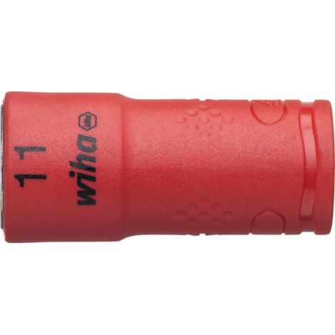 Wiha Douille pour clé à douille isolée Six pans mâle 1/4" 11.0 mm (43096) (1/2)