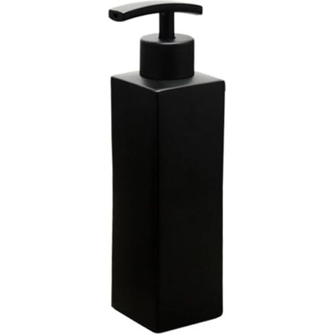 325ml Matte Black Stainless Steel Soap Dispenser, Refillable for Liquid Soap, Shower Gel and Body Lotion (1/4)