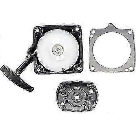 Dispositif de démarrage par câble avec plaque d'entraînement pour une utilisation compatible avec certaines marques de tarières. (1/5)
