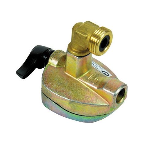 Adaptateur NF pour bouteille à valve Ø27 - sortie mâle bouteille - Gurtner