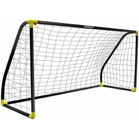 Devessport Portería de Fútbol Plegable negra 180x91x120 cm