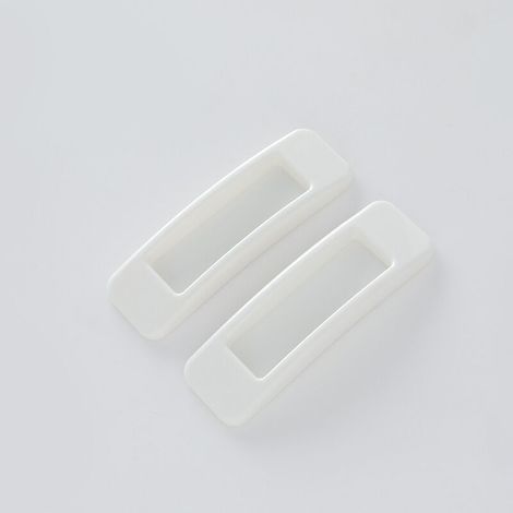 2 tiradores autoadhesivos, tirador auxiliar con tiras adhesivas de doble cara, tirador para puerta corredera de armario o ventana, tiradores de seguridad para una apertura cómoda, color blanco (1/5)