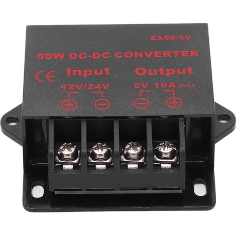 24V/12V DC auf 5V 10A Stromwandler-Adapter, Spannungsregler für EA50-5V Motorschreiber (1/5)