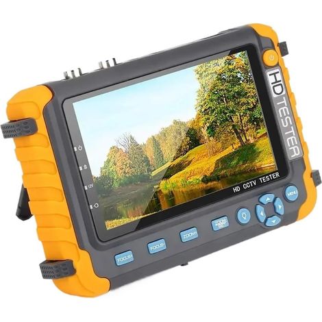 IV8W-L 8MP 4K testeur de vidéosurveillance caméra de sécurité Moniteur 5 Pouces for 4 en 1 TVI AHD CVI testeur de caméra de sécurité analogique Test vidéo(CCTV Tester 8W) (1/5)