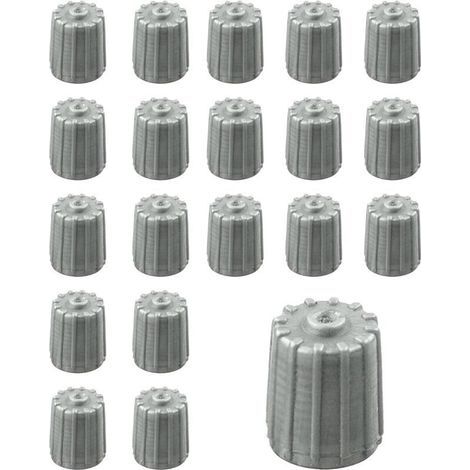 AHLSEN Flaconi 20PCS Bouchon Valve Pneu de Voiture, Bouchon Valve Pneu, Bouchon de Valve GM, Couvercle de Soupape, Cache-Poussière de Pneu de Voiture, Convient Aux Voitures,Camions,Vélos,SUV (1/5)