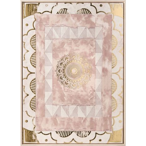 Canvas CALLAN Abstraktes Muster Gold