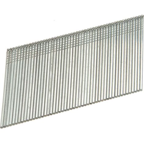 Clous à tête d'homme 64mm – Galva 15GA – Angle 25° – Pour cloueur Bostitch FN15 – Usage moulures, lambris, parquet