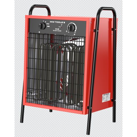 Chauffage électrique industriel soufflant 30 kW - 3x400 V - Jusqu'à 1300 m³ MW Tools WEL30 (1/5)