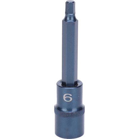 Lot de 100 embouts hexagonaux en étoile, précision haute, acier allié S2 bleui, pour tournevis électrique, 100x6mm