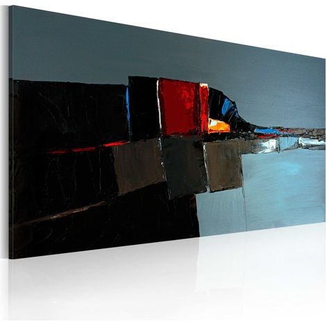 Quadro dipinto - Elefante astratto - 120x60 (1/4)