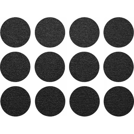 Patins en feutre autocollants ronds de 4 cm, 12 pièces
