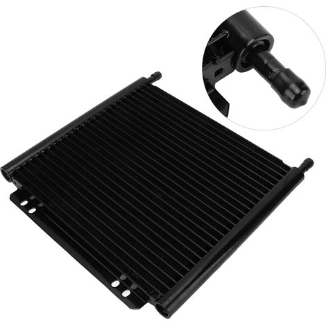 Refroidisseur d'huile de transmission haute performance pour modification automobile, protection de refroidissement automobile avancée, 26 rangées noires (1/5)