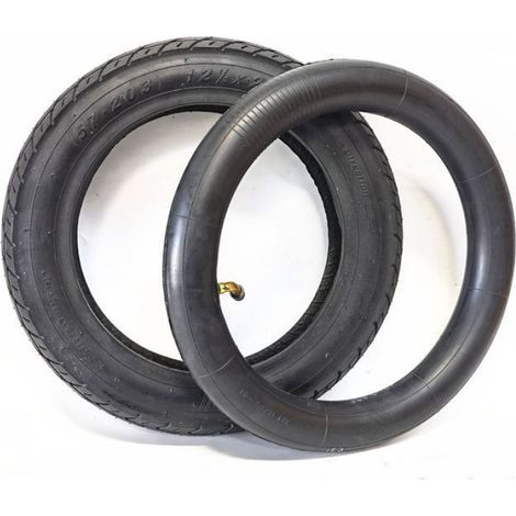 12 Pouces vélo Enfan Pneu 12 1/2x2 1/4 (57-203),Lot de 2 Pneu et Chambres à air