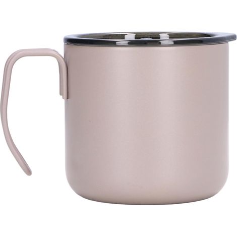 Mug isotherme de 350 ml en acier inoxydable avec couvercle, double paroi isolante, idéal pour les voyages. (1/4)