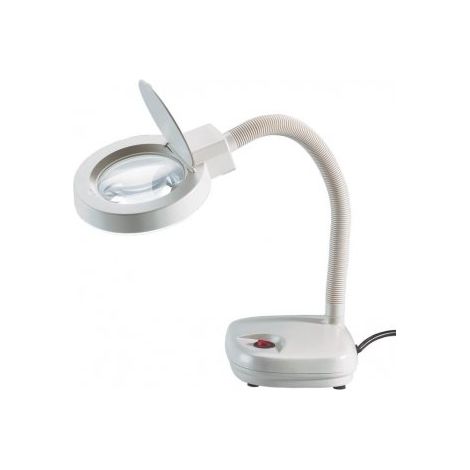 Lampe 32 LED mit Vergrößerungsglas. Tischleuchte High Brightness 60.455 Elektro DH. 8430552142194