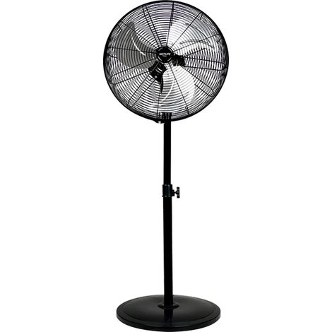 Bastilipo - Ventilatore da pavimento industriale da 45 cm, 3 velocità, testa oscillante, 90 W, nero, modello Tarifa (1/5)