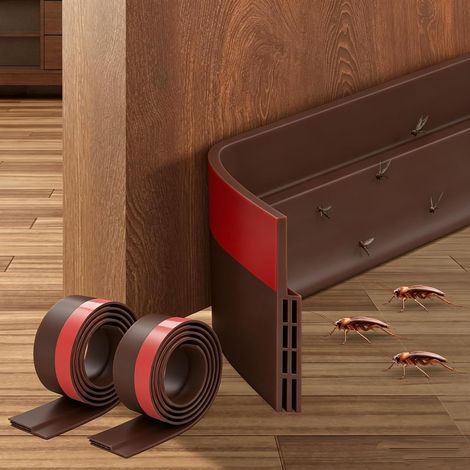 2 m Draught Excluder Door Bottom Brown (1/5)