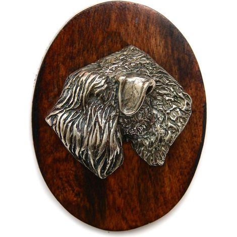Irish soft coated wheaten terrier, Wheaten Terrier - spilla per esposizione canina, fermaglio per numero di partenza, spilla per cani di Art-Dog (1/4)