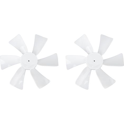 Pale per ventilatore da soffitto per bagno ad alta efficienza da 6 pollici per Heng's White, 2 pezzi.