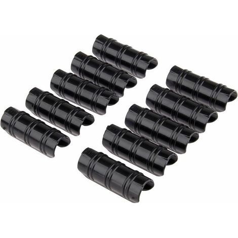 20 clips de serre, colliers de serrage pour tubes de fixation de bâches, films et plantes dans les serres de jardin, 25 mm - (1/4)