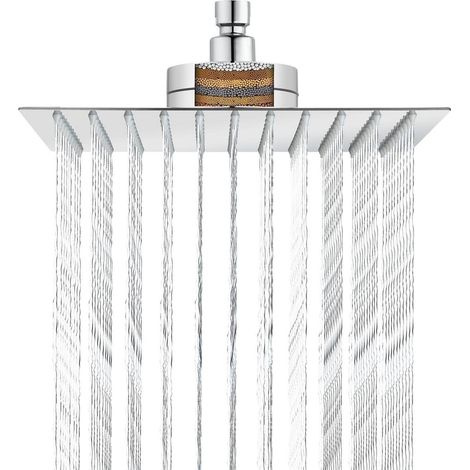 Duschkopf 25cm mit 20-Stufen-Filter für weicheres Wasser & Hautpflege (1/5)