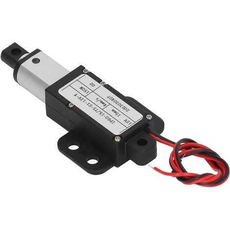 Elektrischer Mikro-Linearantrieb 150 N, Aluminiumlegierung, 15 mm Hub, Mini-Bewegungsaktuator für die Industrie, 12 V
