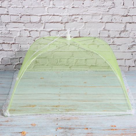 Lot de 2 nappes pliables anti-moustiques avec protection pour table et aliments (1/5)