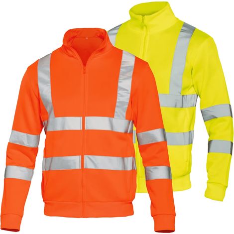 Felpa Alta Visibilita Full Zip Siggi Step One Giallo 2XL