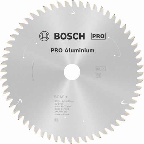 Bosch PRO Aluminium cordless Kreissägeblatt, 173 x 1,8 x 20 mm
