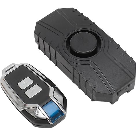 Alarme vélo avec télécommande, système de sécurité étanche avec détecteur de mouvement et vibrations ultra-puissantes (113 dB) pour vélos électriques, tricycles et scooters motorisés. (1/5)