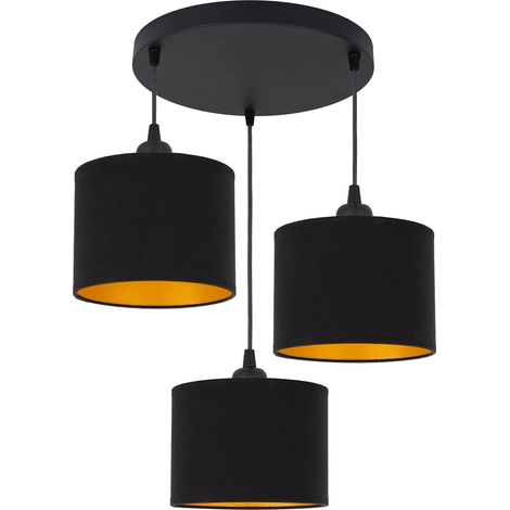 Tornado AM3K Lampe schwarz-gold (1/5)