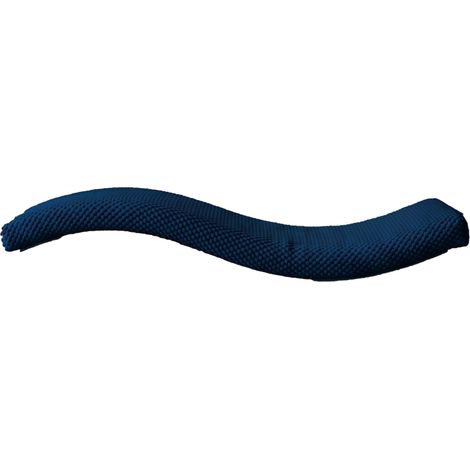 Estantería metálica ondulada para gatos, 75 cm, asimétrica, derecha, azul marino (1/4)