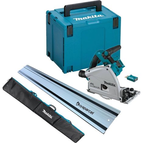 Makita DSP601ZJU 36v Twin 18v Brushless Plunge Saw Wireless + 1.5M Rail + Bag (1/5)