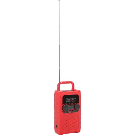 NOAA AM/FM-Notfallradio mit Kurbelantrieb, Solar-Powerbank, Taschenlampe und Leselampe, Kopfhöreranschluss, Notfallwetterradio (1/5)