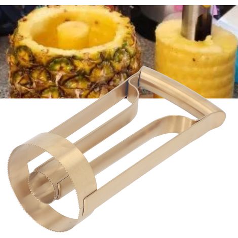 Éplucheur d'ananas en acier inoxydable, éplucheur de cœurs, éplucheur d'ananas, ustensile de cuisine. (1/5)