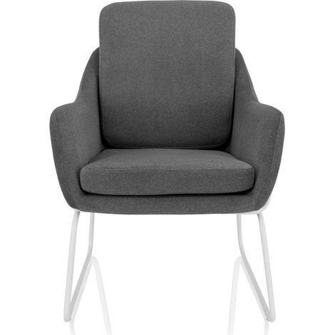 [GEBRAUCHT] Hjh Office Loungesessel Relaxsessel Sessel Laguno W Stoff Dunkelgrau 1 Sitzer B-Ware