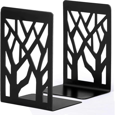 Serre-livres, serre-livres, serre-livres pour étagères, serre-livres pour livres lourds, support de livre décoratif pour étagère, serre-livres en métal (1/5)